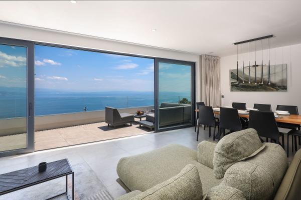 Modern villa with infinity pool and panoramic sea view - Opatija Riviera