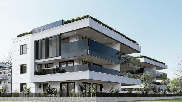 Duplex apartman tetőterasszal és medencével - Krk