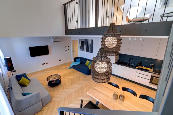 Dwupoziomowy apartament z widokiem na morze - Riwiera Opatija