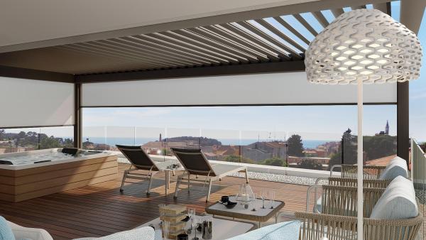 Oszałamiający penthouse z panoramicznym widokiem na Rovinj i Morze Adriatyckie