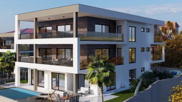 Egy hálószobás apartman nyugodt környezetben, közel a tengerhez - Krk