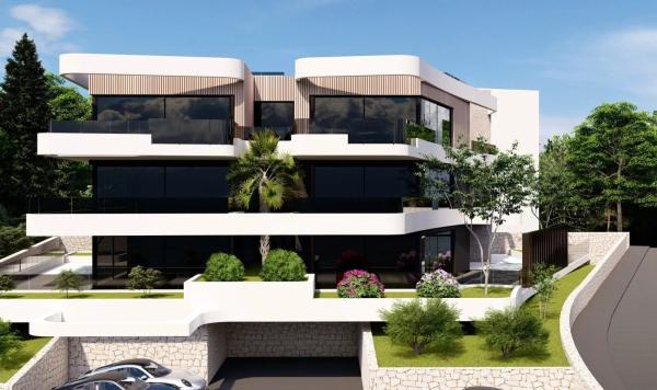 Penthouse z tarasem na dachu i basenem - Riwiera Opatija