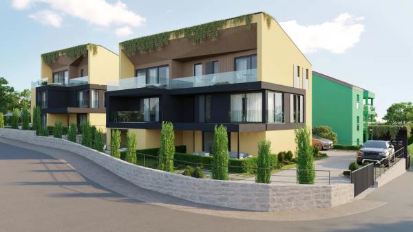 Modern penthouse tágas terasszal, közel a tengerhez – Krk