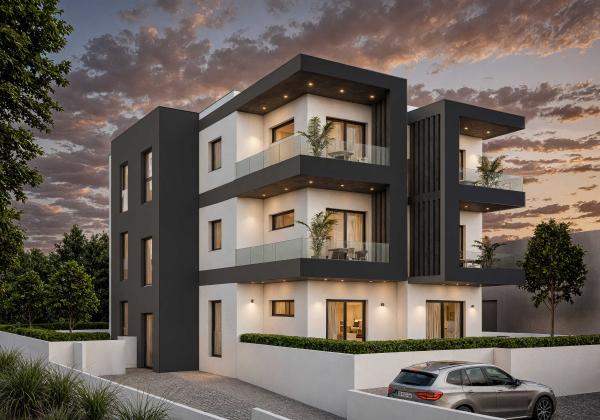 Nowoczesny apartament na parterze z ogrodem i basenem, 500 m od morza – Pula