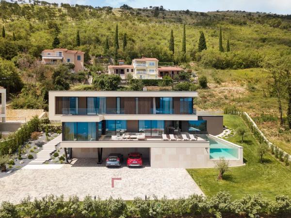 Elegante Villa mit exquisitem Interieur, Wellness und Meerblick - Labin